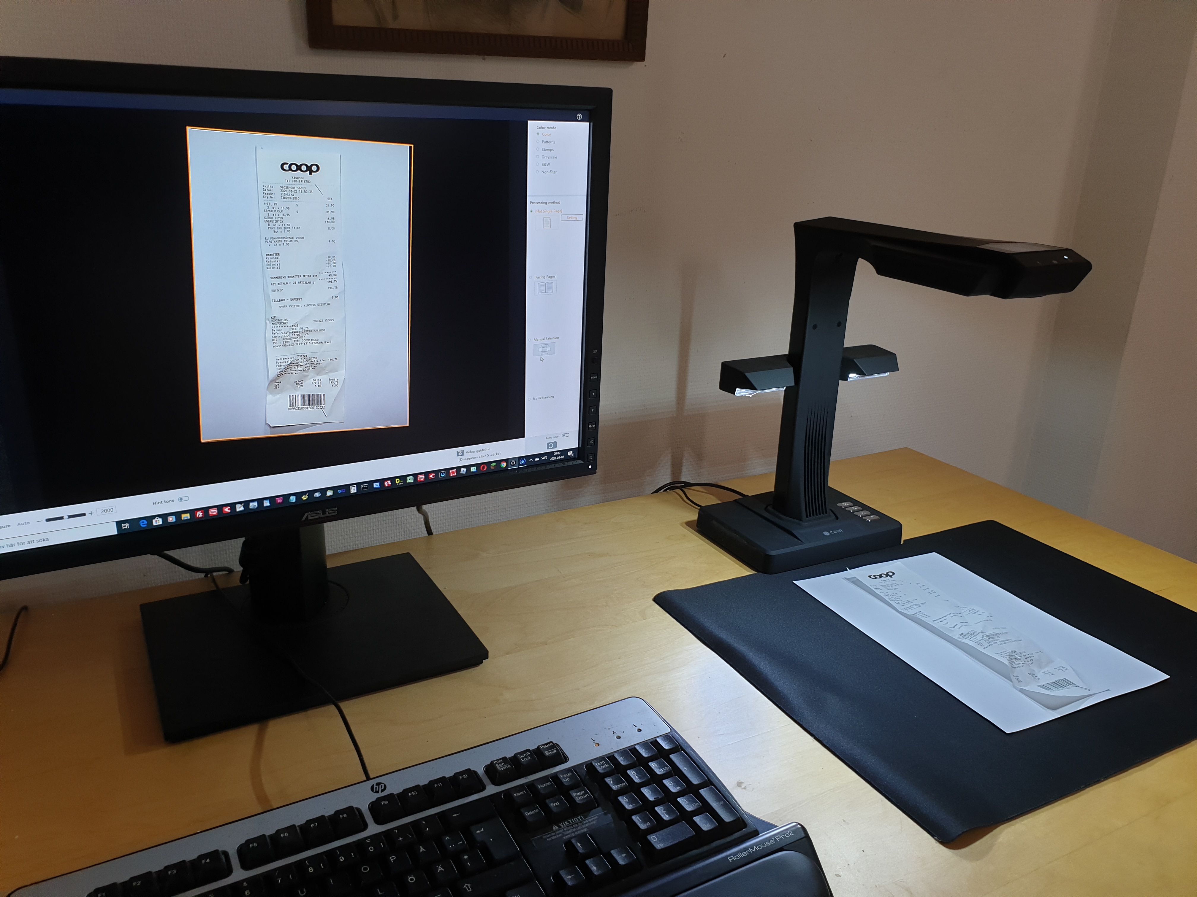 Kvittoscanning
