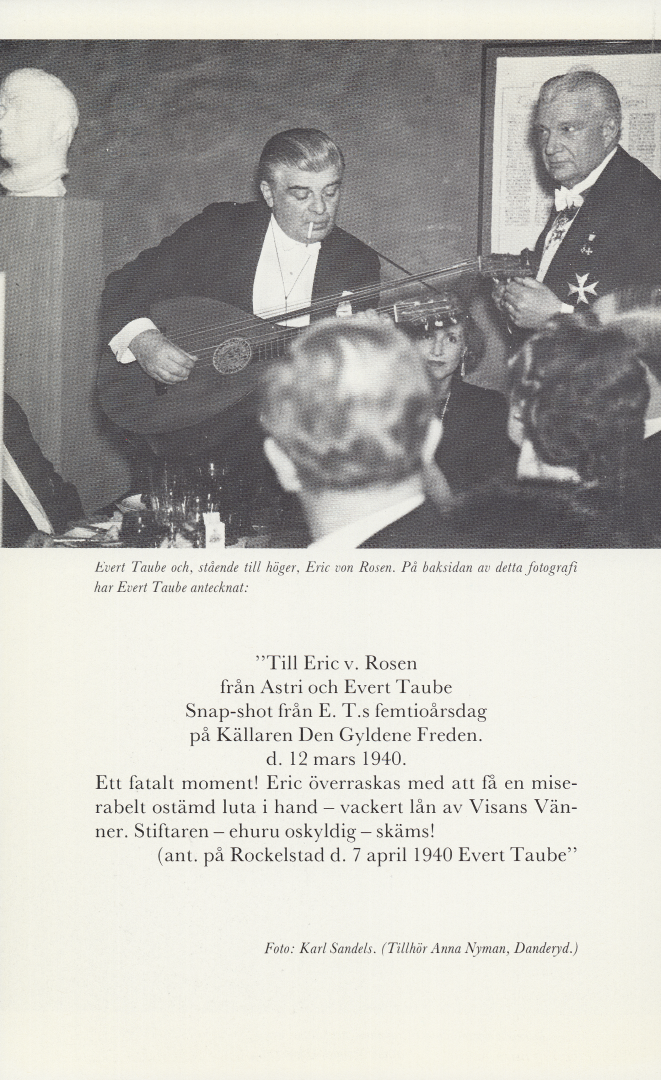 Taubesällskapet, 1981